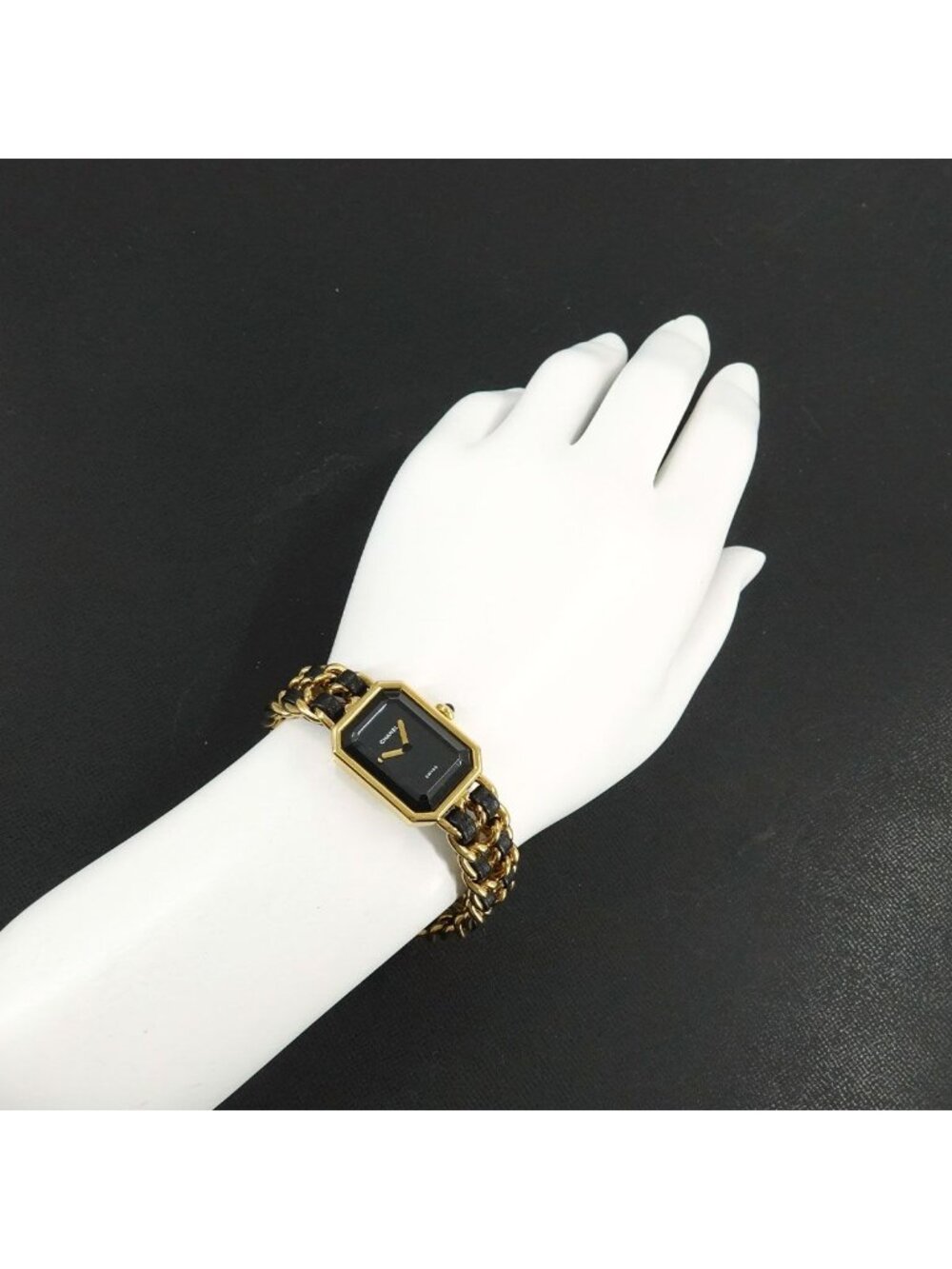 Chanel Premiere L Vintage Watch Black Gold - Picture 3 of 6